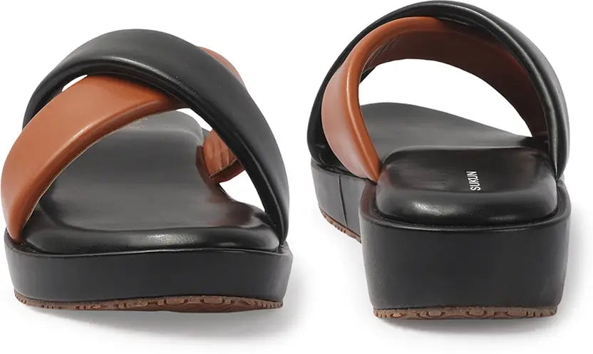 Criss Cross Black Flatform