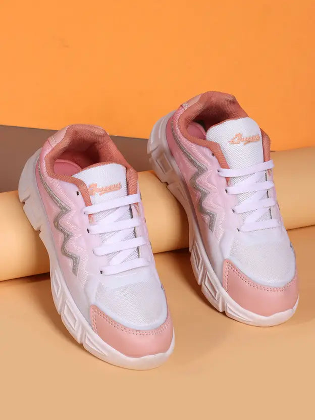Women Peach Sport Shoes