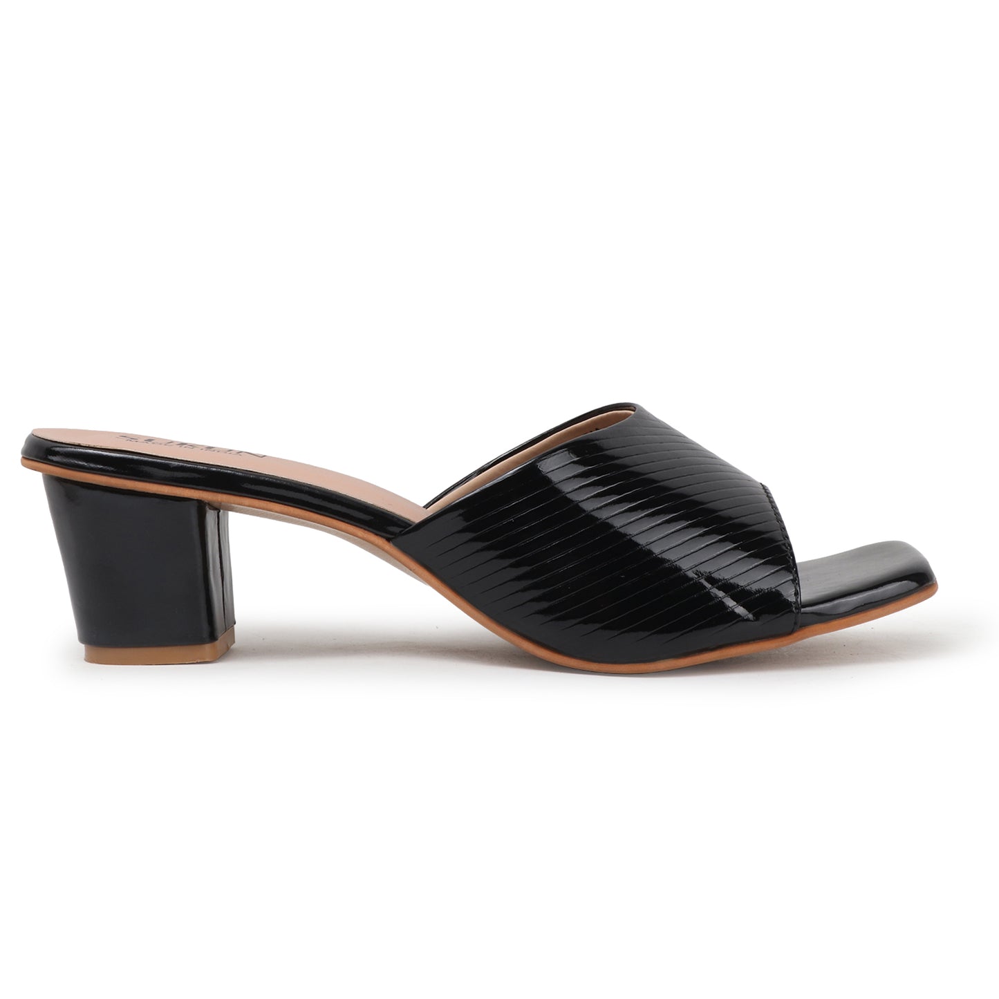 Liner Black Block Heels
