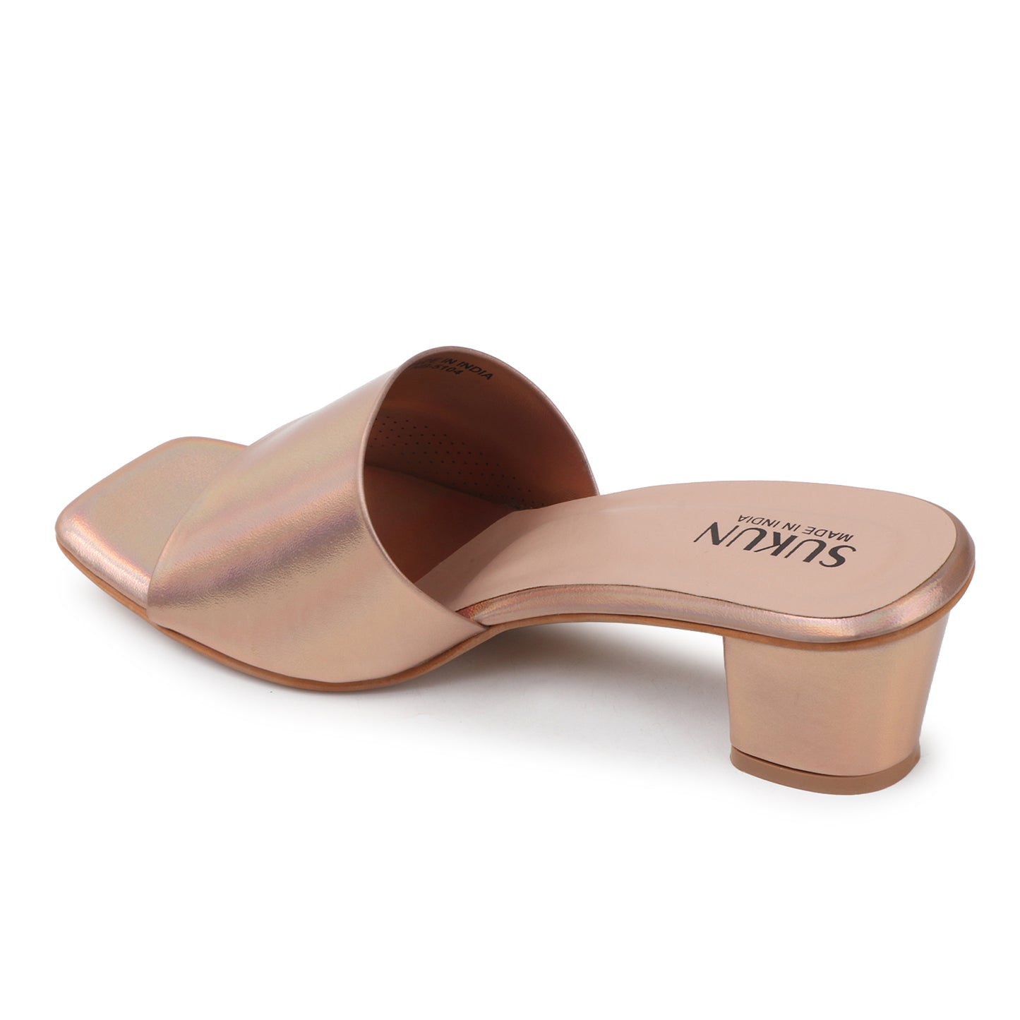 Dane Golden Block Heels