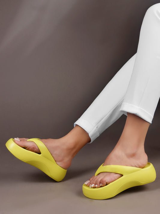Flip Flops Green Slippers