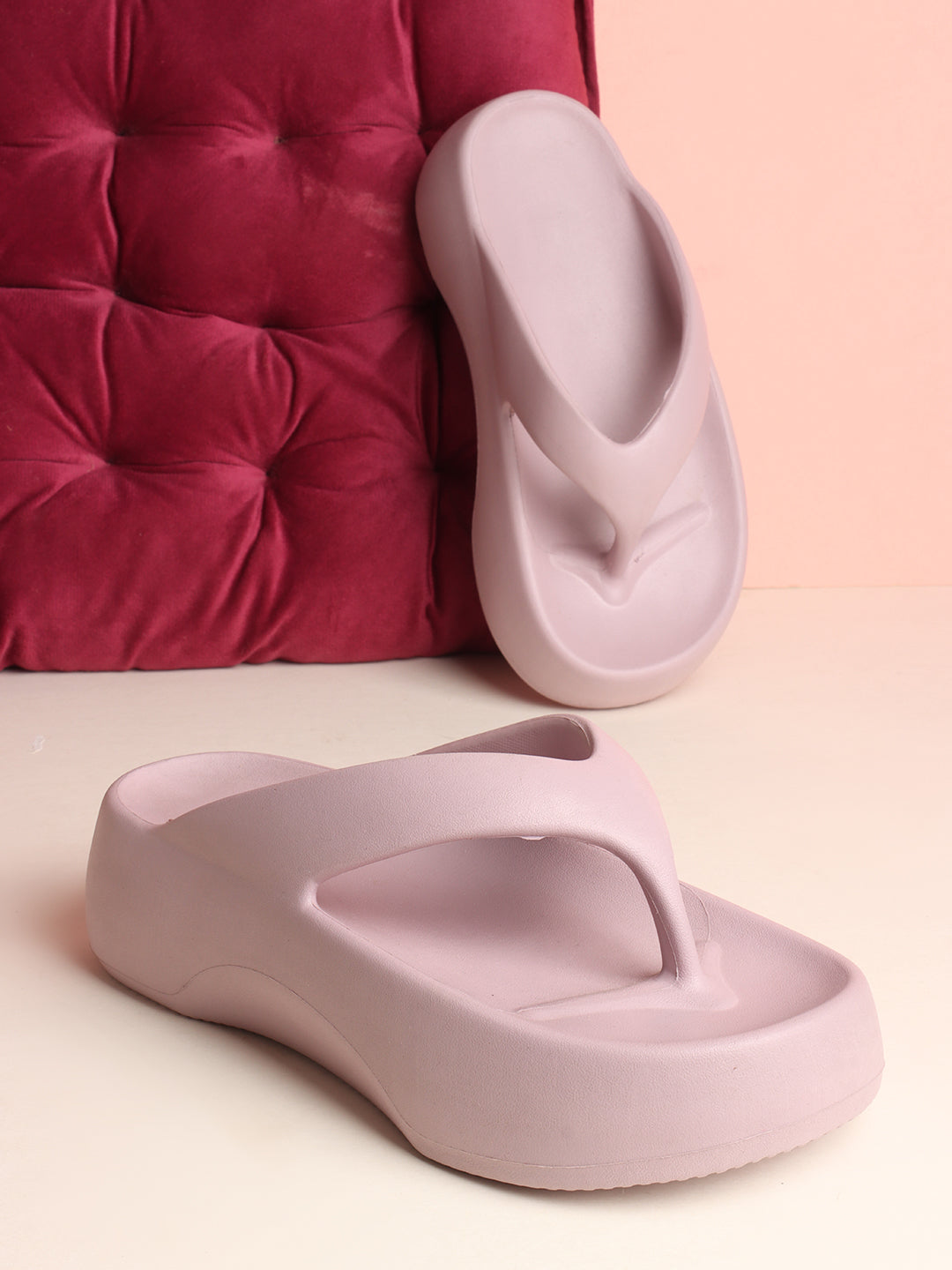 Flip Flops Peach Slippers