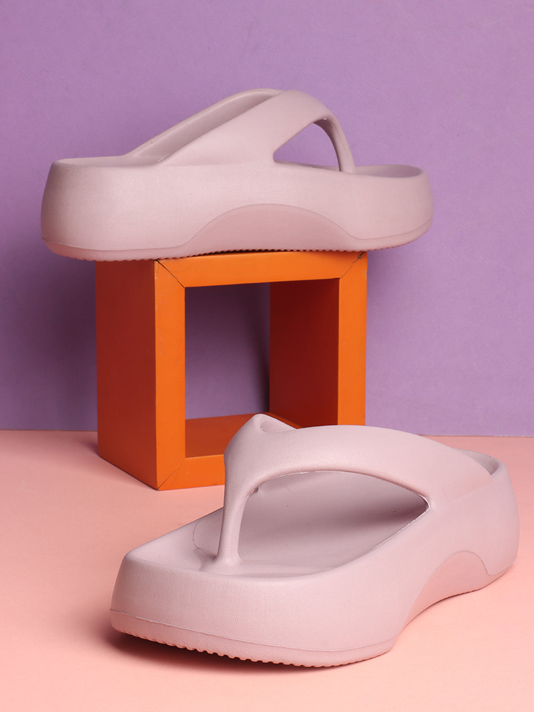 Flip Flops Peach Slippers