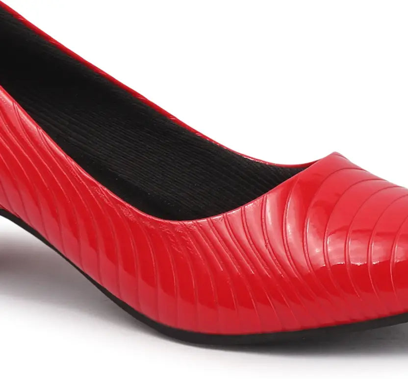 Pointed Toe Red Pumps