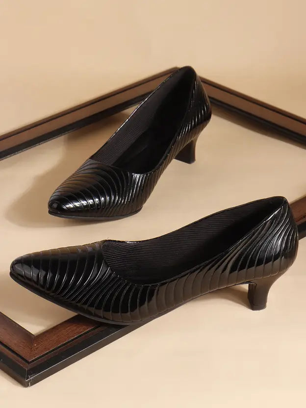 Pointed Toe Black Pumps