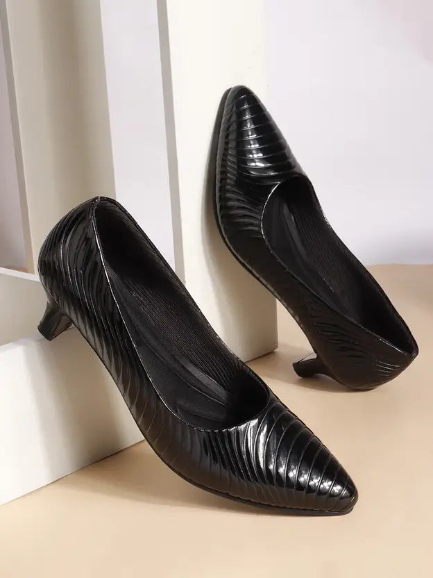 Pointed Toe Black Pumps