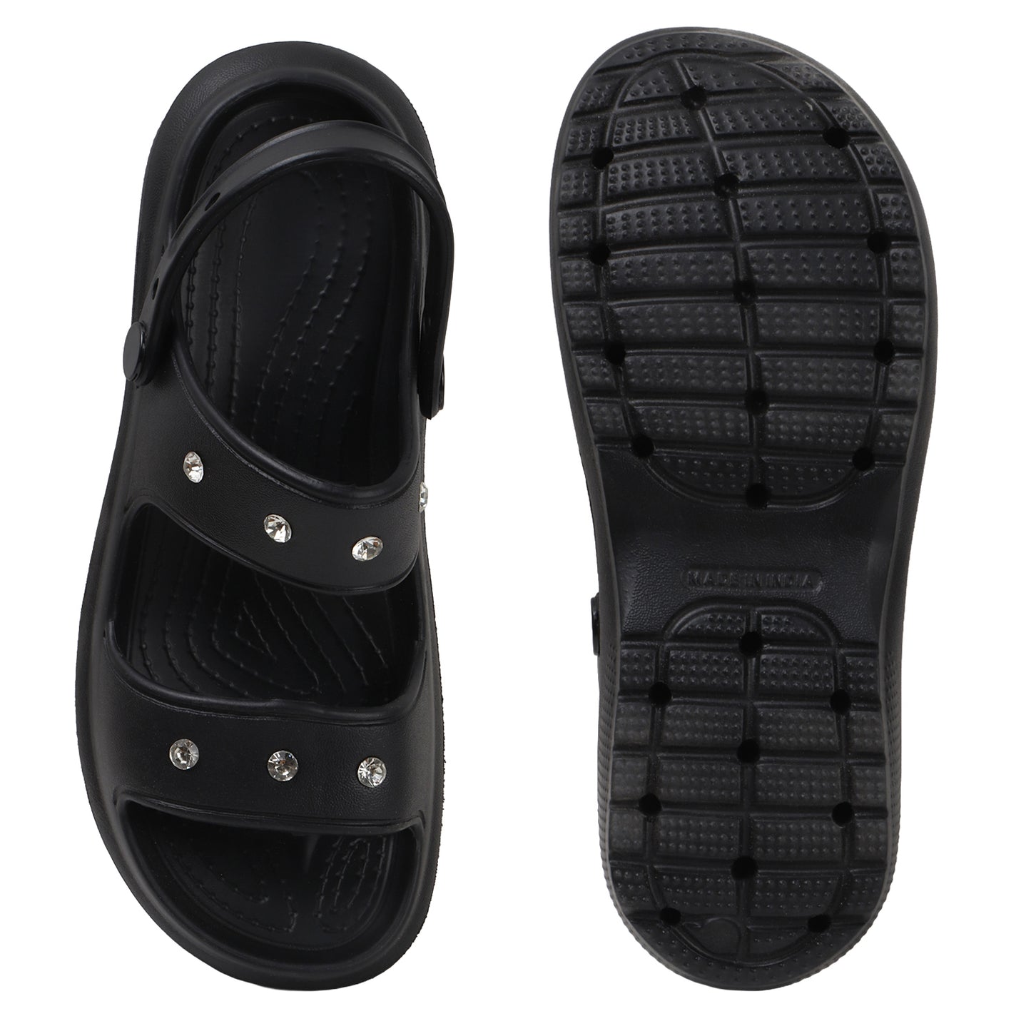 Pearl Black Clogs