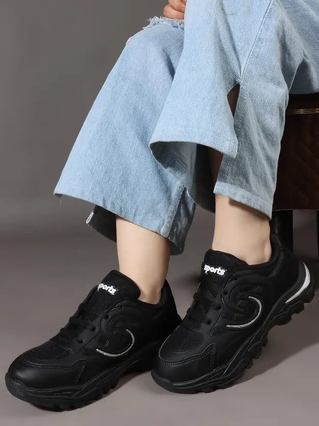 Women Black Sport Shoes