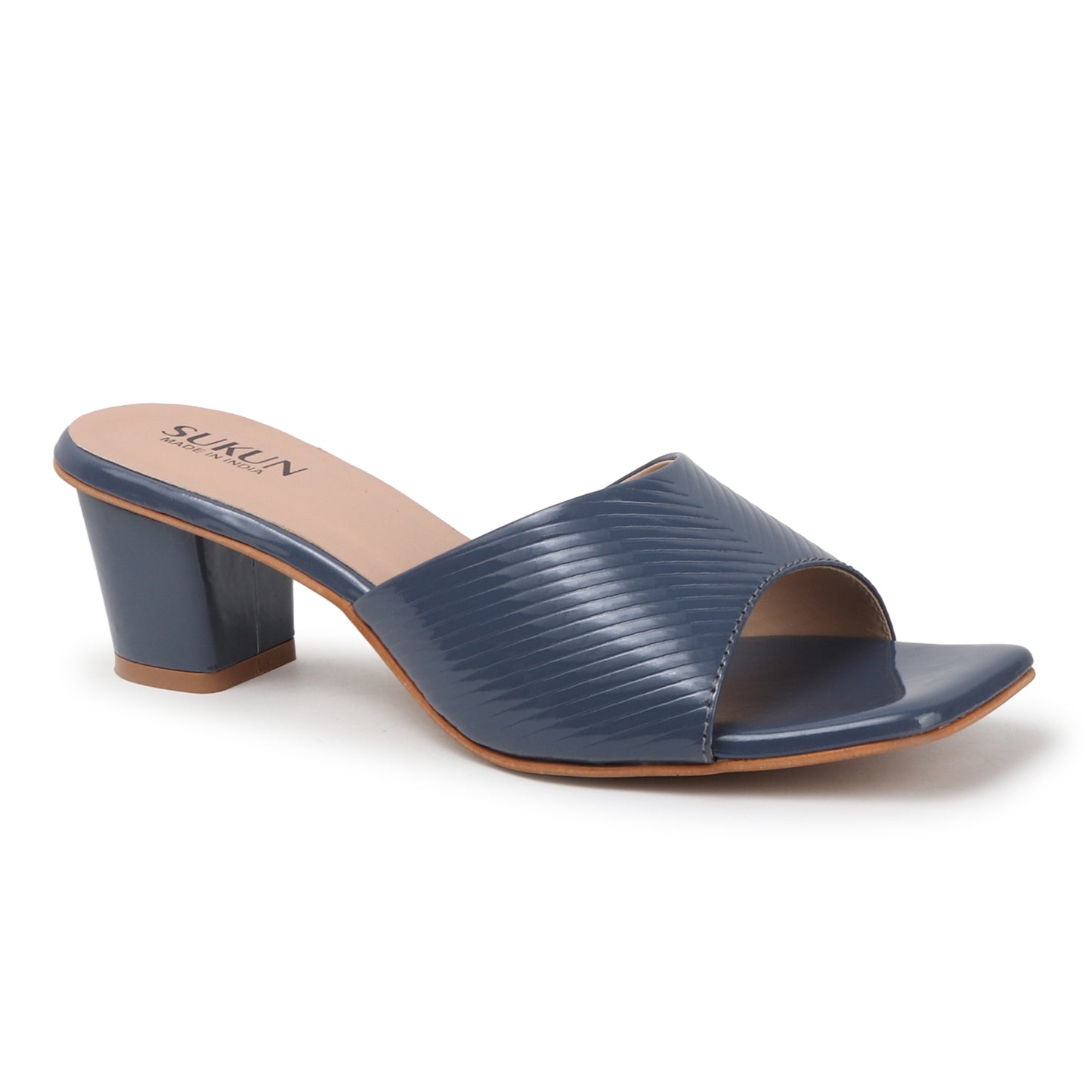 Liner Blue Block Heels