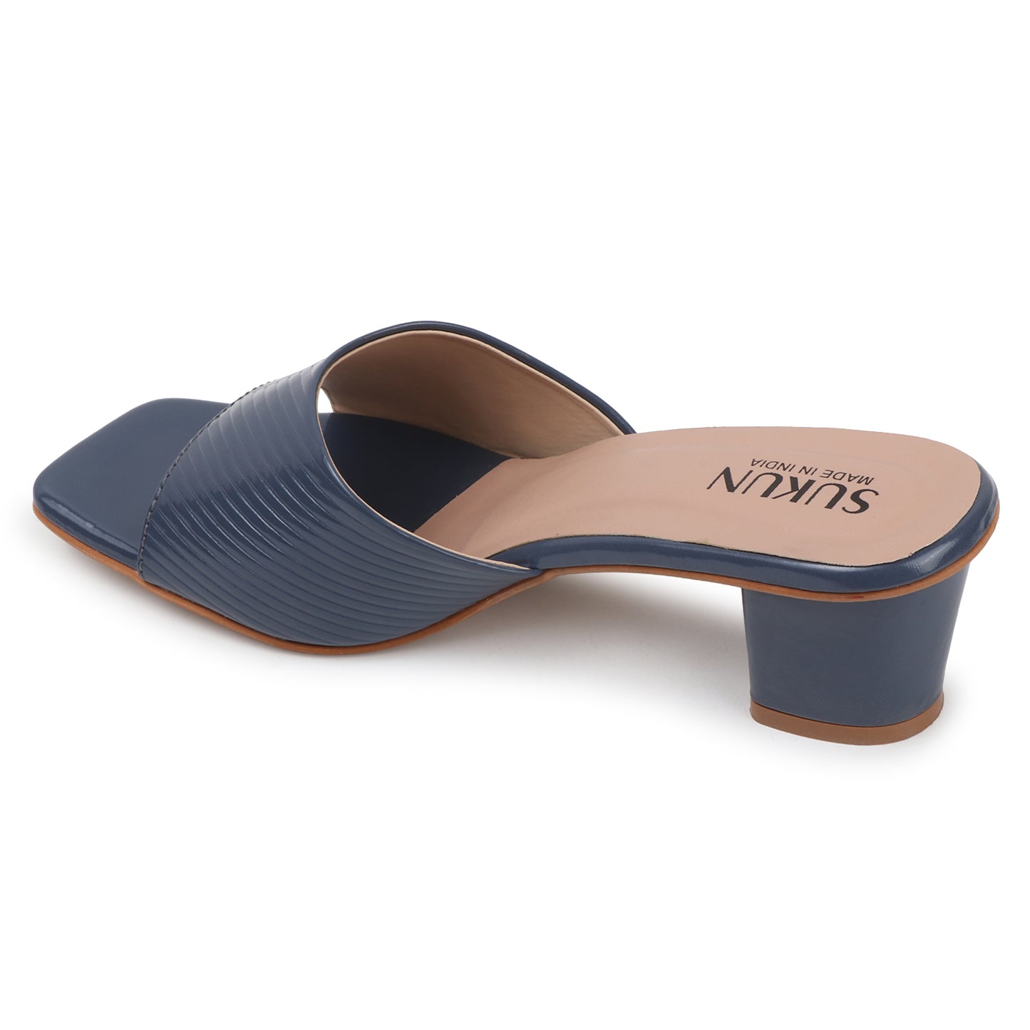 Liner Blue Block Heels