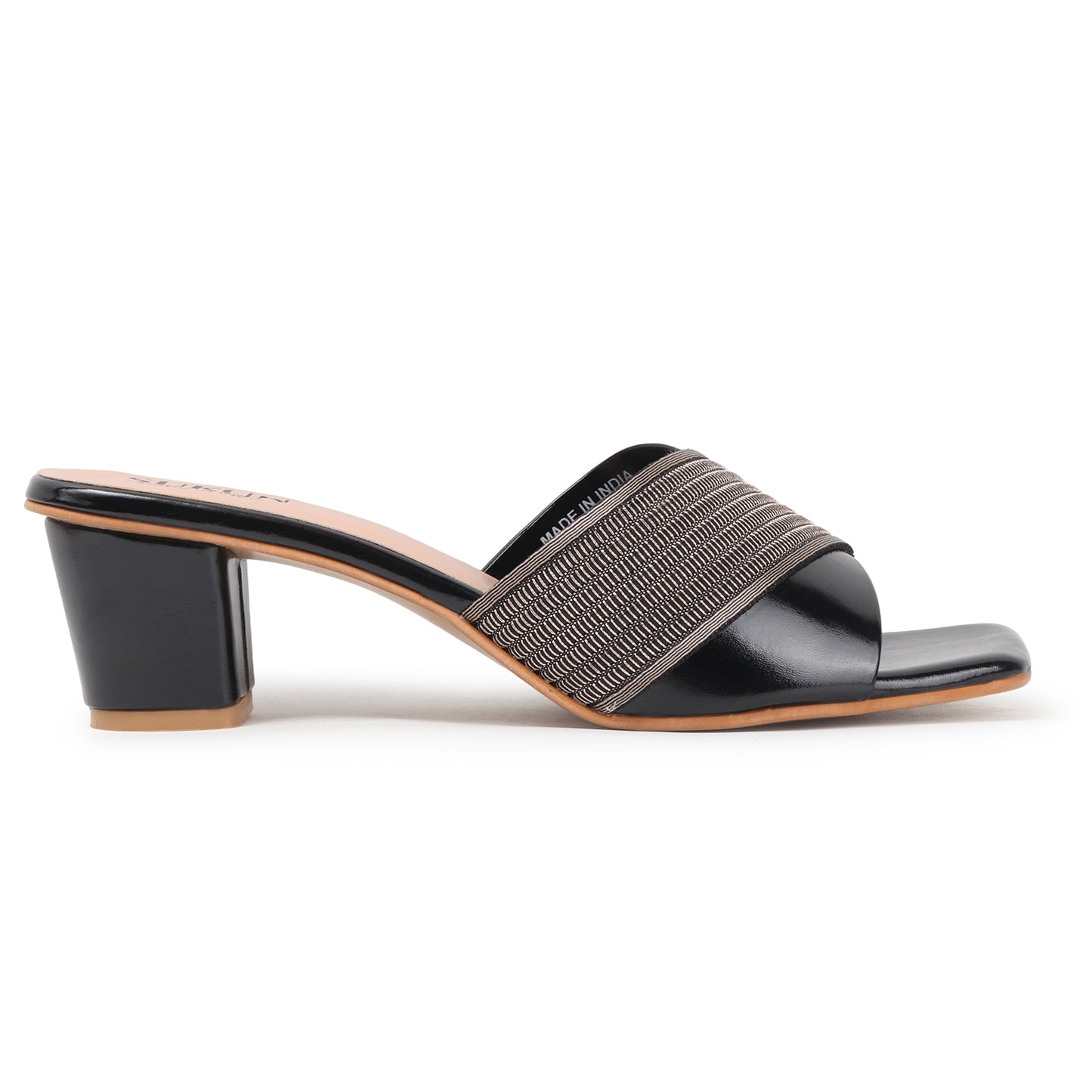 Pine Black Block Heels