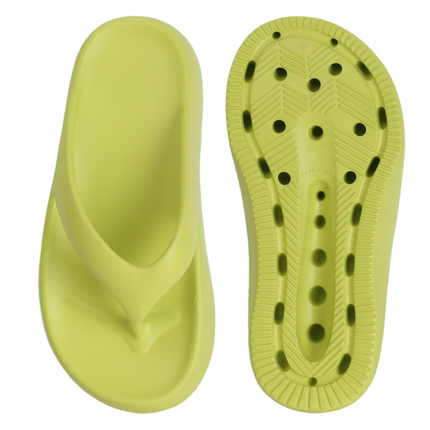 Flip Flops Green Slippers
