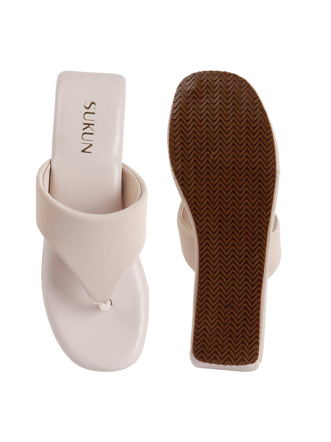 Platform White Heels