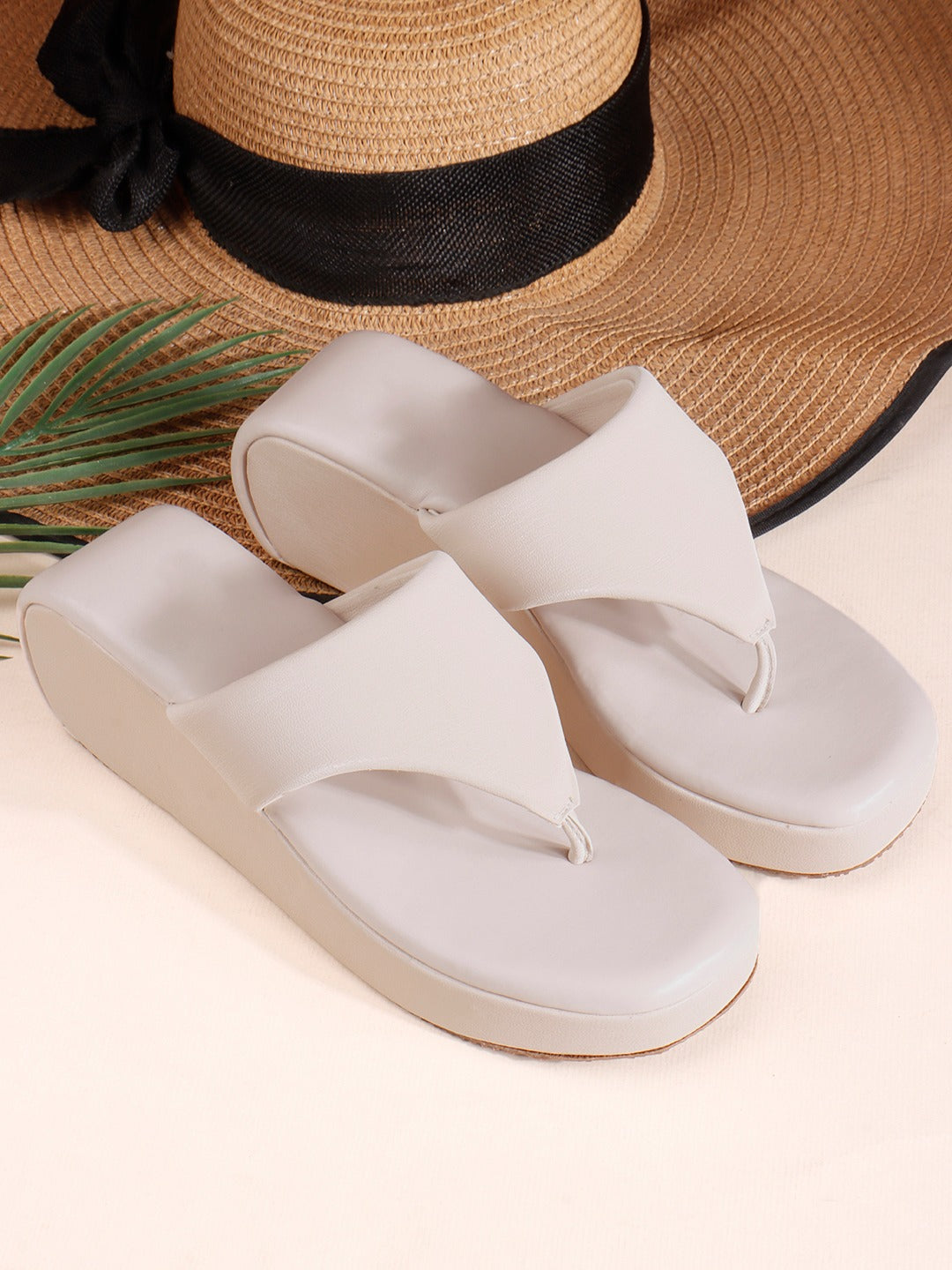 Platform White Heels