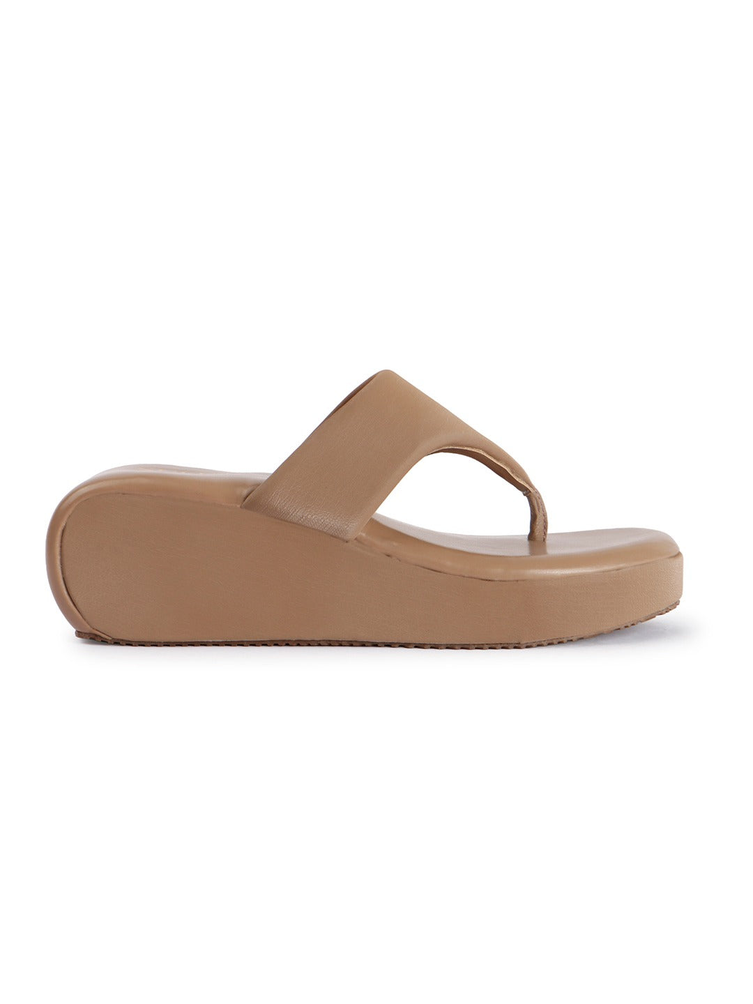 Platform Beige Heels